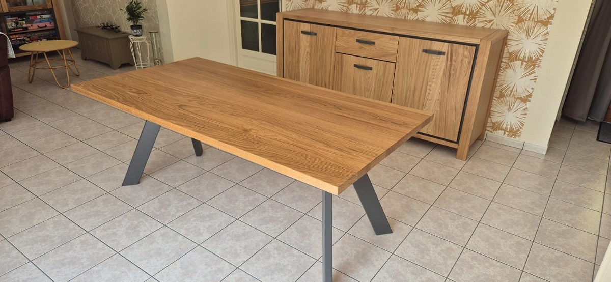 COLLECTION INDUSTRY ENFILADE 2 PORTES ET TABLE