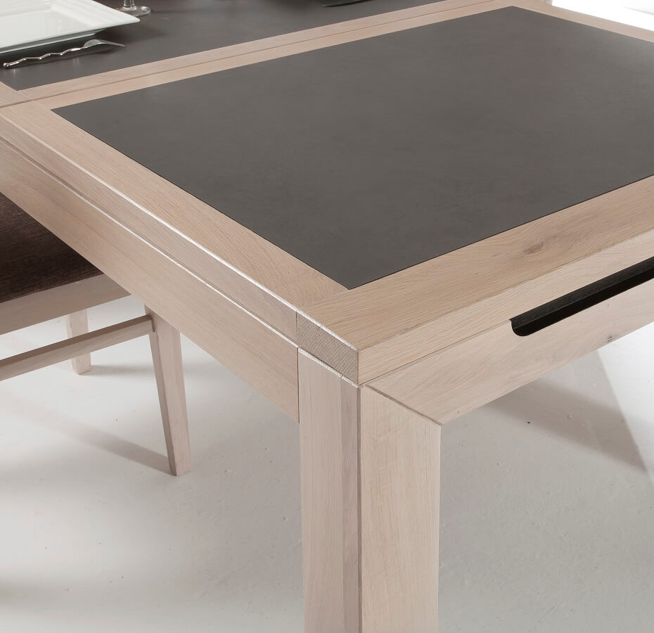 MADERA détail table céramique