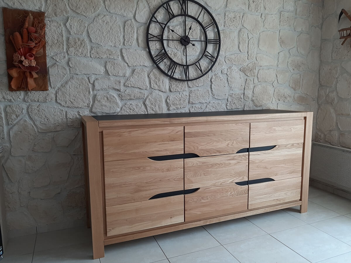 MADERA enfilade finition naturelle