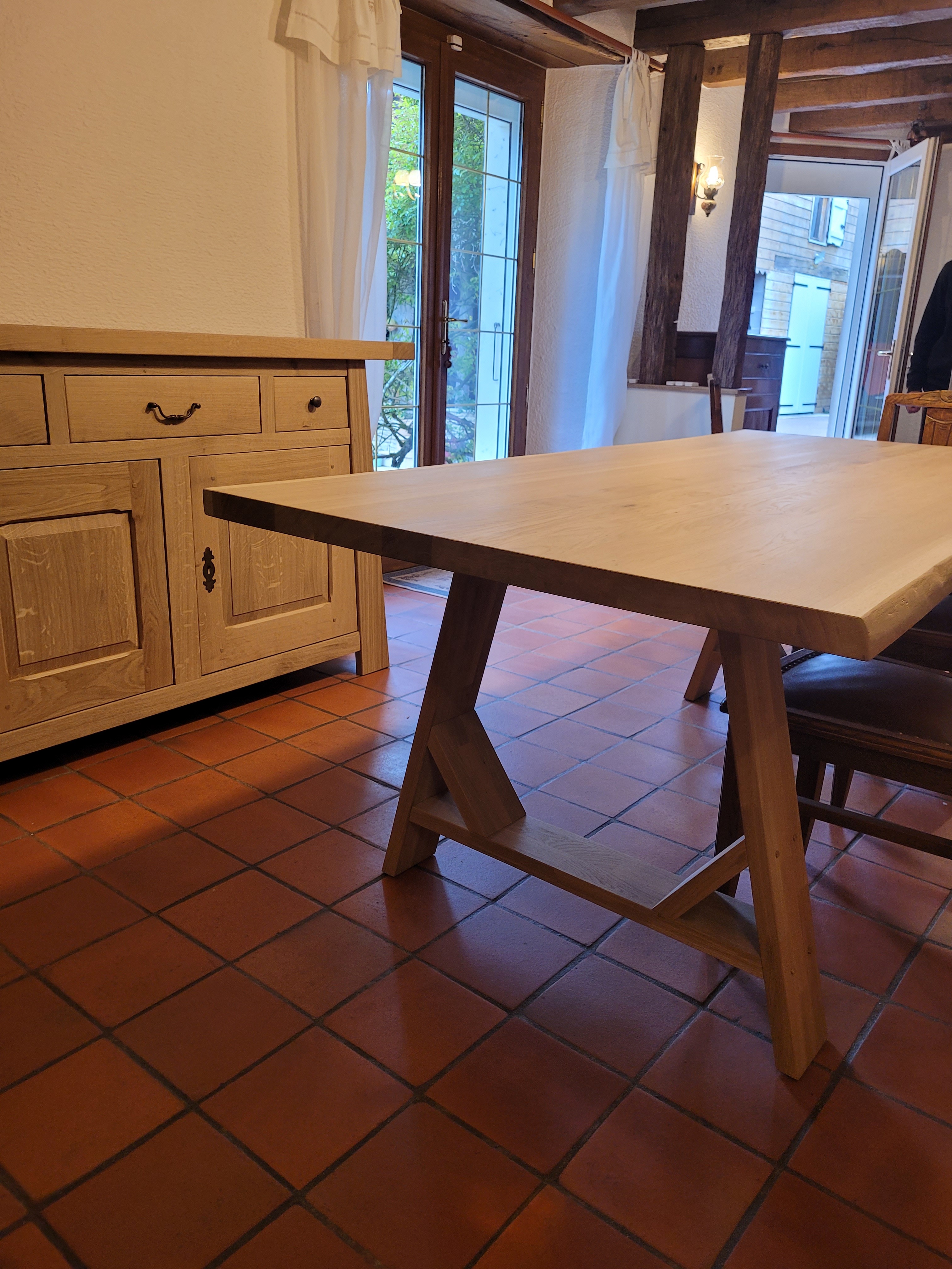 TABLE 100% chêne massif Guillaume Fresnay