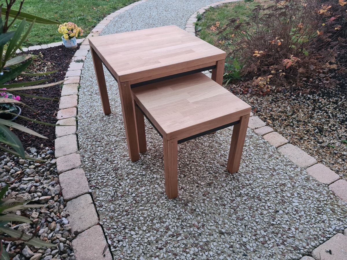 TABLE DE SALON CHENE MASSIF BIS