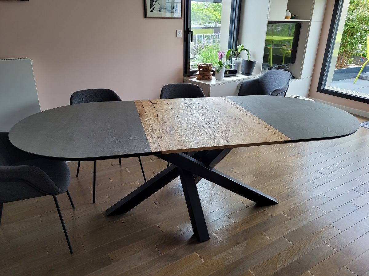 Table dépliée