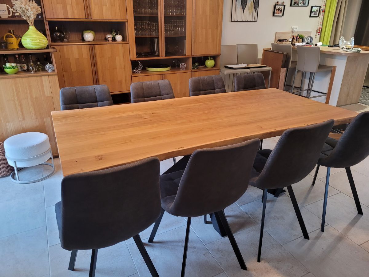 TABLE SUR MESURE FINITION ORME DOREE BIS