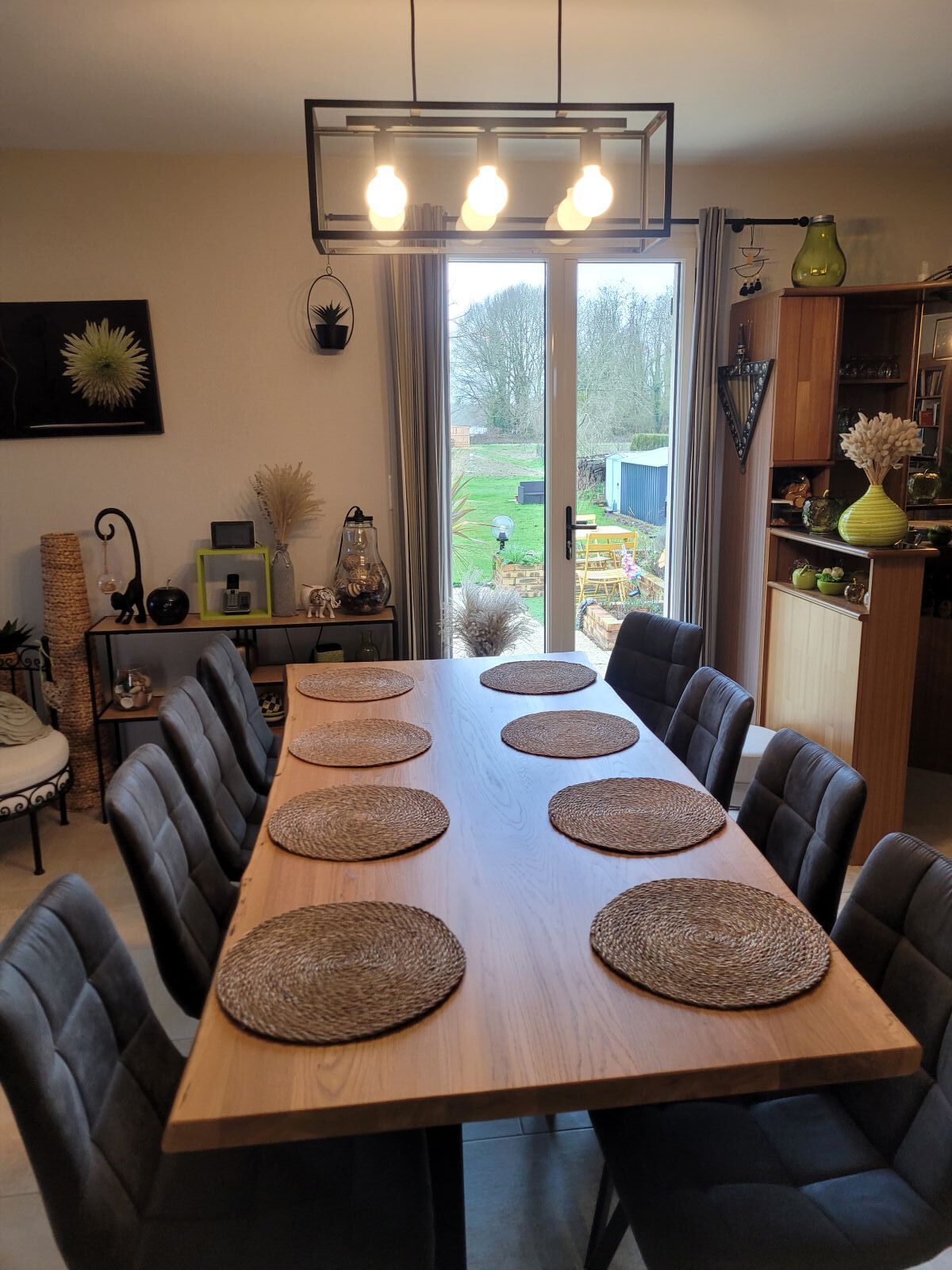 TABLE SUR MESURE FINITION ORME DOREE