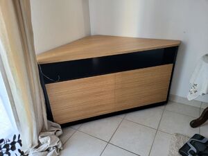 Meuble d'angle en chêne