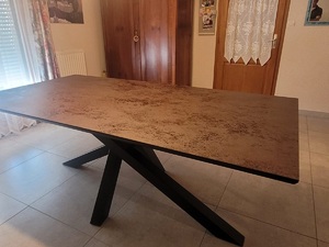 Table sur mesure dessus full céramique